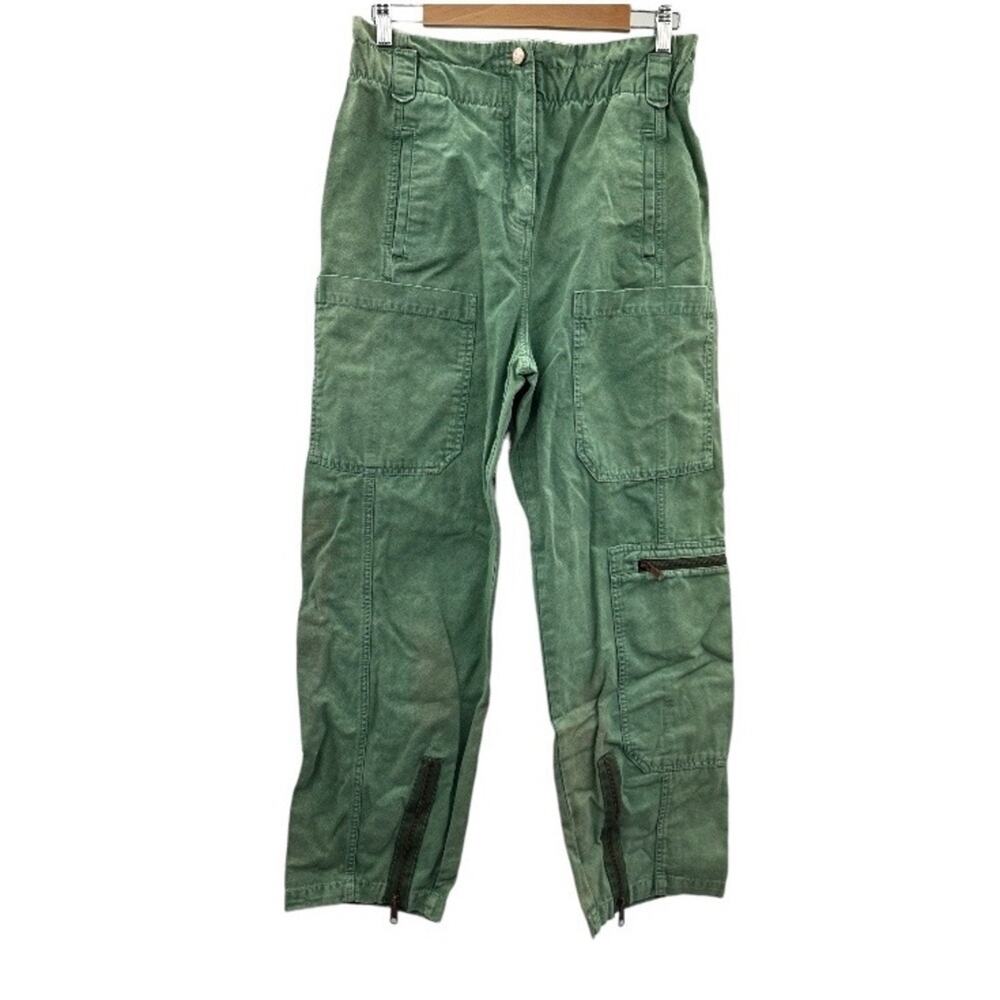 Urban Outfitters BDG Green High Rise Full Length Cargo Pants‎ Size S